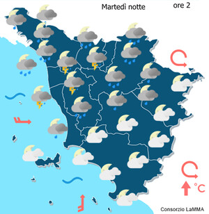 cielo domani notte