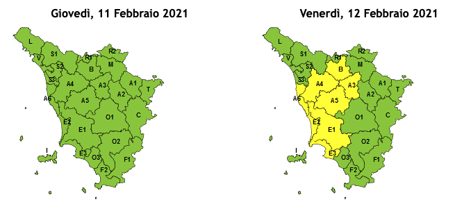 vento 12 febbraio 2021