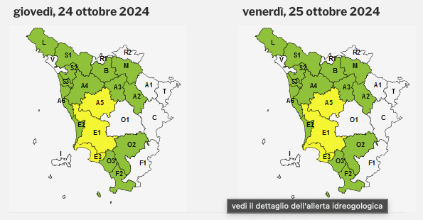 rischio idrauico 23 ottobre