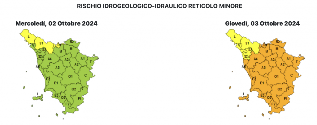idrogeologico 3 ottobre 2024