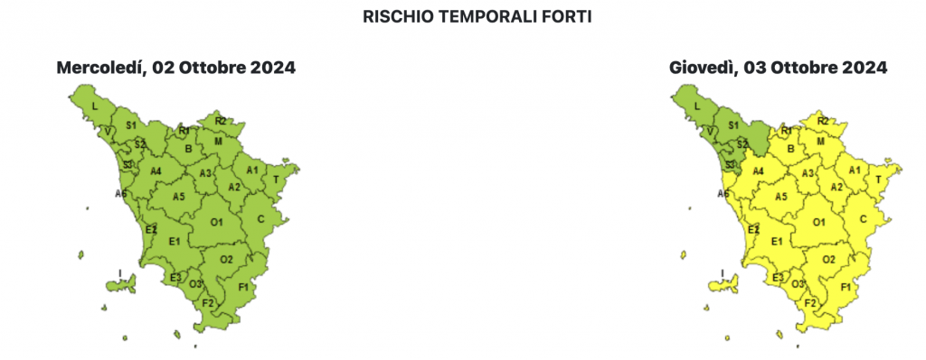 temporali 3 ottobre