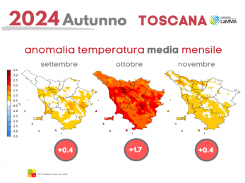 Toscana temperature autunno 2024