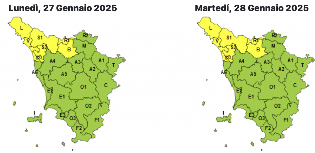 temporali 28 gennaio
