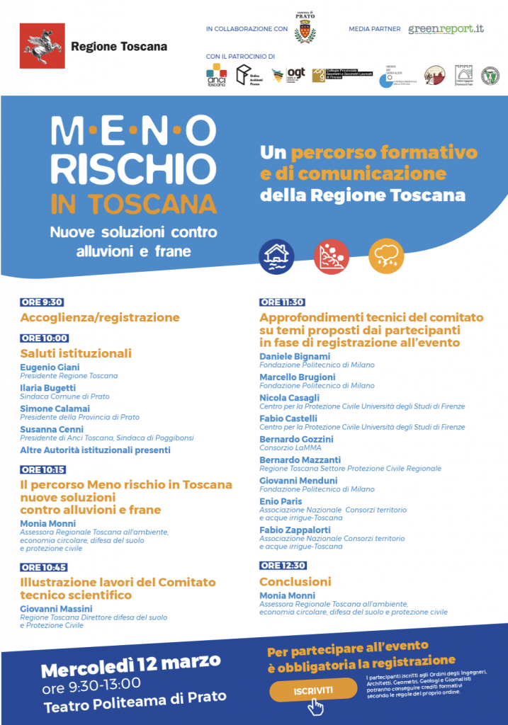 meno rischio in Toscana 