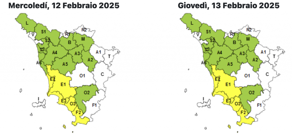 rischio idraulico 13 febbraio 