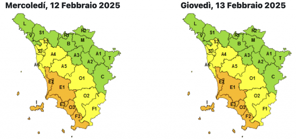 rischio idrogeologico 13 febbraio