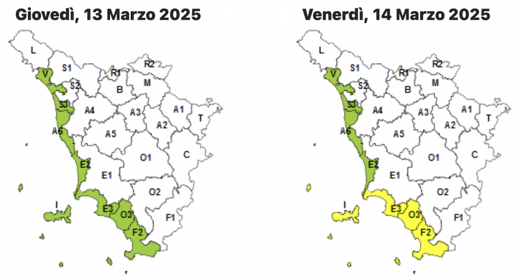 mareggiate 14 marzo 2025