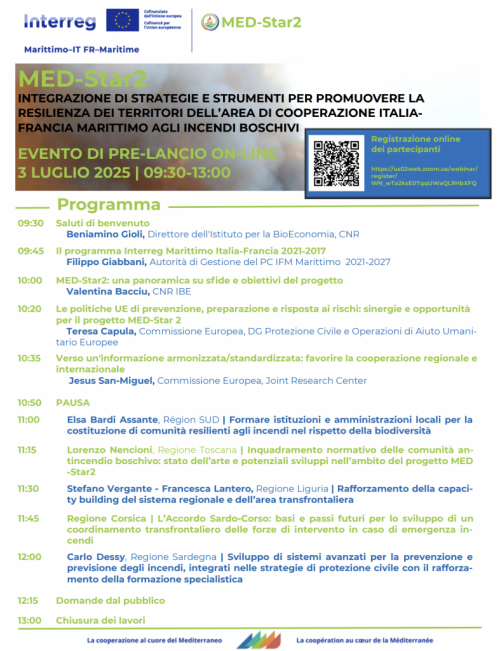 programma Medstar 2 italiano evento lancio 